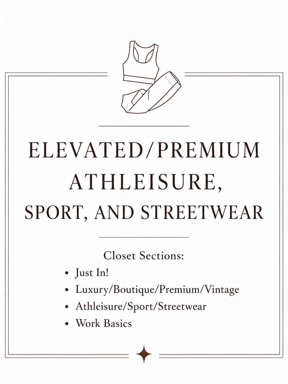 Athleisure, Streetwear, Swim, Travel